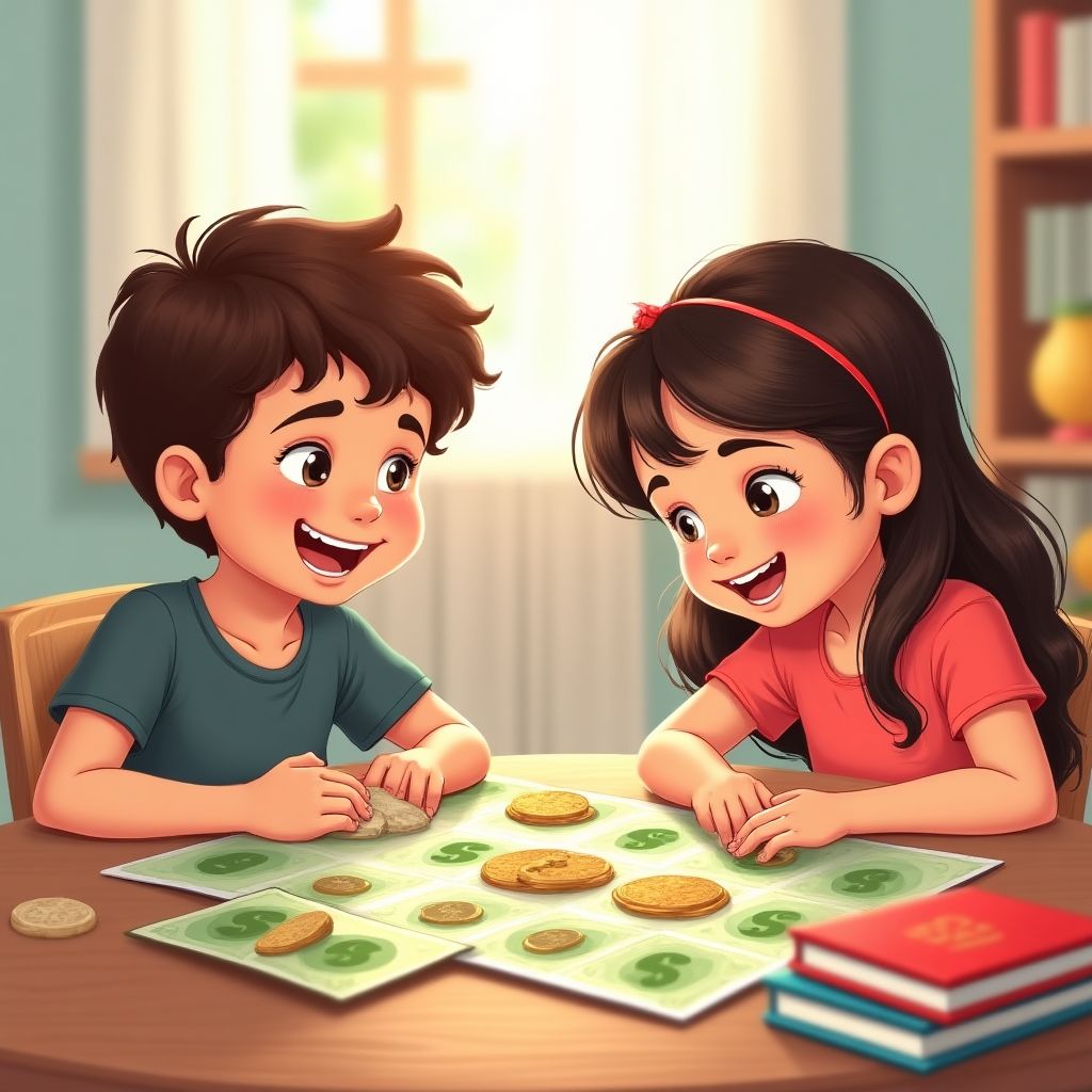 Çocuklar için para yönetimi etkinliği